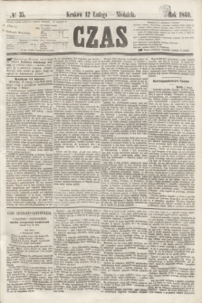 Czas. [R.13], № 35 (12 lutego 1860)