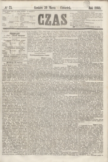 Czas. [R.13], № 73 (29 marca 1860)