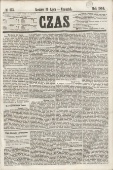 Czas. [R.13], № 163 (19 lipca 1860)