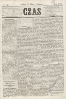 Czas. [R.13], Ner 172 (29 lipca 1860)