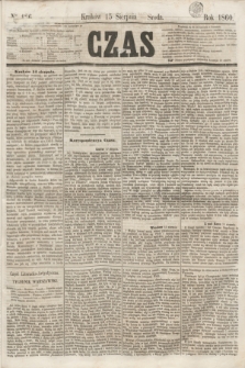 Czas. [R.13], Ner 186 (15 sierpnia 1860)