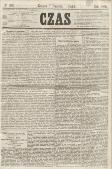 Czas. [R.13], Ner 205 (7 września 1860)