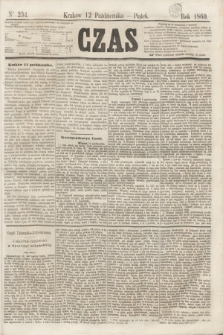 Czas. [R.13], Ner 234 (12 października 1860)