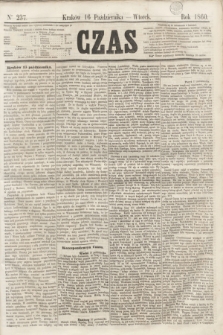 Czas. [R.13], Ner 237 (16 października 1860)