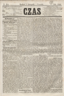 Czas. [R.13], Ner 251 (1 listopada 1860)