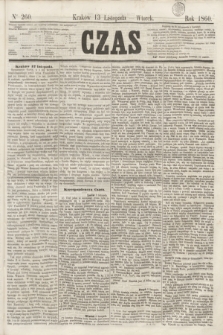 Czas. [R.13], Ner 260 (13 listopada 1860)