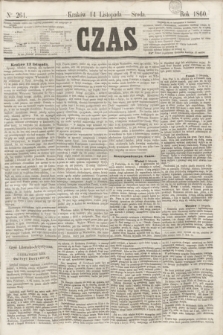 Czas. [R.13], Ner 261 (14 listopada 1860)