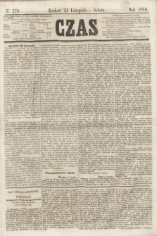 Czas. [R.13], Ner 270 (24 listopada 1860)