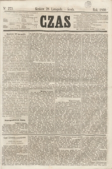 Czas. [R.13], Ner 273 (28 listopada 1860)