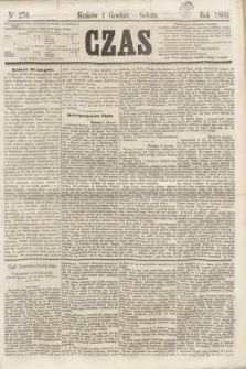 Czas. [R.13], Ner 276 (1 grudnia 1860)