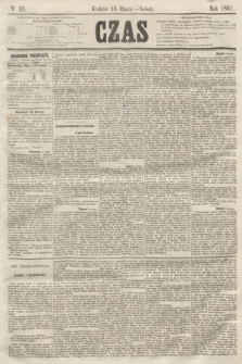 Czas. [R.14], Ner 63 (16 marca 1861)
