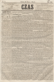 Czas. [R.14], Ner 71 (26 marca 1861)