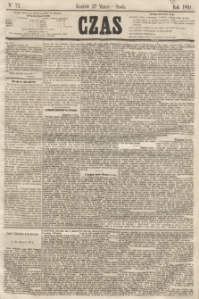 Czas. [R.14], Ner 72 (27marca 1861)
