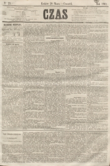 Czas. [R.14], Ner 73 (28 marca 1861) [skonfiskowany]