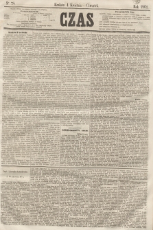 Czas. [R.14], Ner 78 (4 kwietnia 1861)