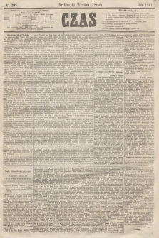 Czas. [R.14], Ner 208 (11 września 1861)