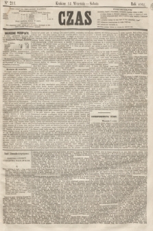Czas. [R.14], Ner 211 (14 września 1861)