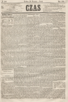 Czas. [R.14], Ner 216 (20 września 1861)