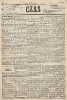 Czas. [R.14], Ner 218 (22 września 1861)