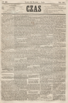 Czas. [R.14], Ner 220 (25 września 1861)