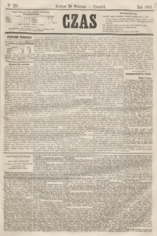 Czas. [R.14], Ner 221 (26 września 1861)
