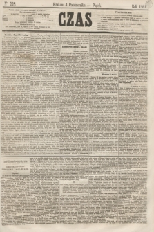Czas. [R.14], Ner 228 (4 października 1861)