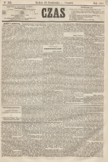 Czas. [R.14], Ner 233 (10 października 1861)