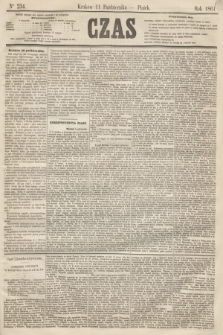 Czas. [R.14], Ner 234 (11 października 1861)