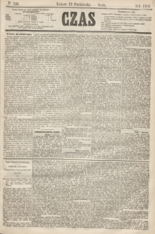 Czas. [R.14], Ner 244 (23 października 1861)