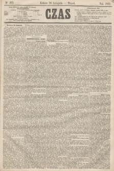 Czas. [R.14], Ner 272 (26 listopada 1861)