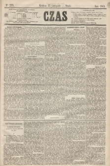 Czas. [R.14], Ner 273 (27 listopada 1861)
