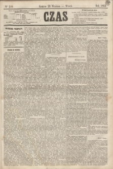 Czas. [R.15], Ner 218 (23 września 1862)