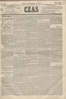 Czas. [R.15], Ner 221 (26 września 1862)