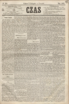 Czas. [R.15], Ner 255 (6 listopada 1862)
