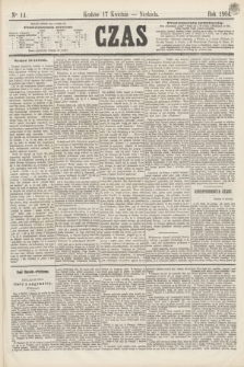 Czas. [R.17], Ner 14 (17 kwietnia 1864)