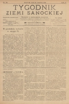 Tygodnik Ziemi Sanockiej. 1911, nr 24