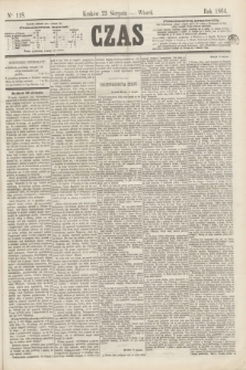 Czas. [R.17], Ner 118 (23 sierpnia 1864)