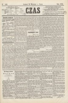 Czas. [R.17], Ner 144 (23 września 1864)