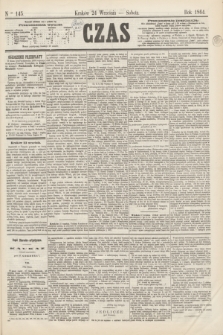Czas. [R.17], Ner 145 (24 września 1864)