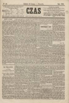 Czas. [R.18], Ner 38 (16 lutego 1865)