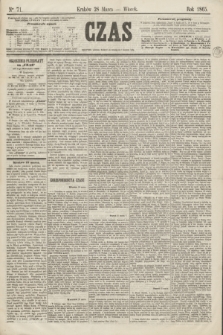 Czas. [R.18], Ner 71 (28 marca 1865)