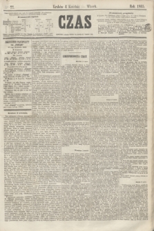 Czas. [R.18], Ner 77 (4 kwietnia 1865)