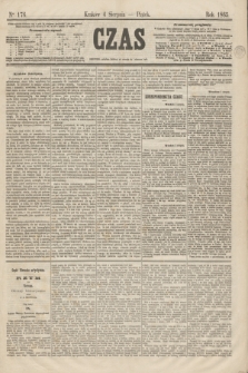 Czas. [R.18], Ner 176 (4 sierpnia 1865)