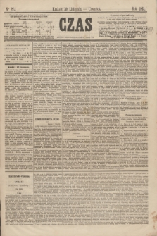 Czas. [R.18], Ner 274 (30 listopada 1865)