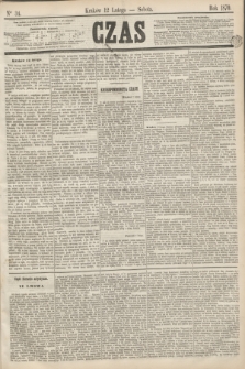 Czas. [R.23], Ner 34 (12 lutego 1870)