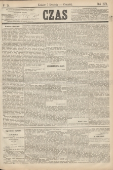 Czas. [R.23], Ner 79 (7 kwietnia 1870)