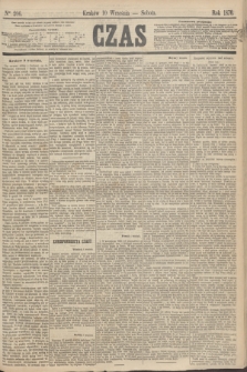 Czas. [R.23], Ner 206 (10 września 1870)