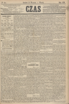 Czas. [R.23], Ner 214 (20 września 1870)