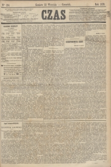 Czas. [R.23], Ner 216 (22 września 1870)