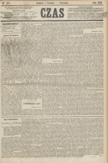 Czas. [R.23], Ner 275 (1 grudnia 1870)